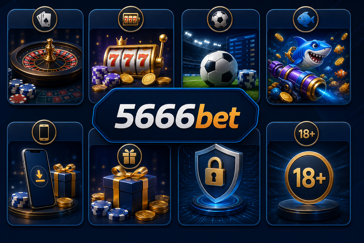 5666bet বিভাগসমূহ
